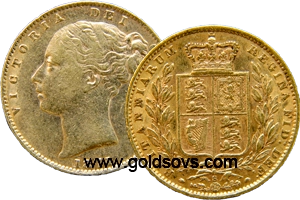 1880 Sydney Shield Sovereign