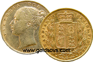 1882 Sydney Shield Sovereign