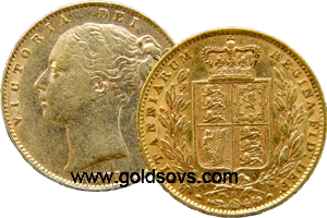 1883 Sydney Shield Sovereign