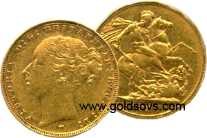 1884 Melbourne Gold Sovereign