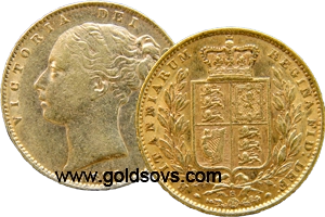 1886 Sydney Shield Sovereign