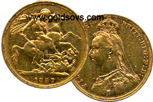1887 Gold Sovereign