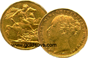 1887 Melbourne Gold Sovereign