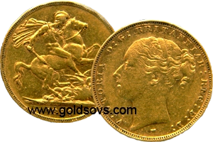 1887 Melbourne Gold Sovereign