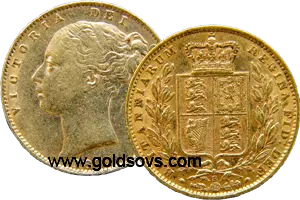 1887 Sydney Shield Sovereign