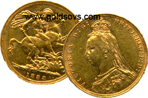Victoria 1888 Gold Sovereign