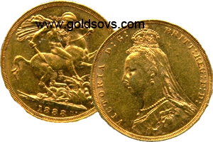 Victoria 1888 Gold Sovereign