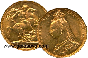 1889 Melbourne Gold Sovereign