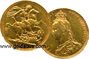 1889 Gold Sovereign