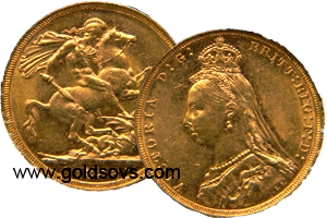 1891 Melbourne Gold Sovereign