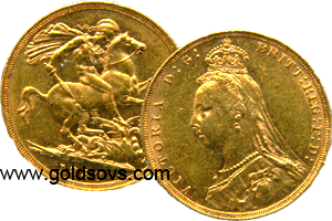 Victoria 1891 Gold Sovereign