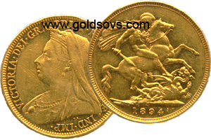 Widow Head Gold Sovereign
