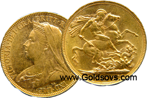 1895 Gold Sovereign
