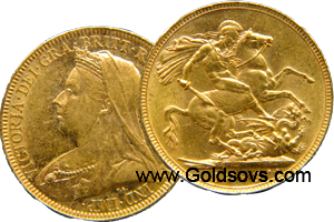 1896 Gold Sovereign