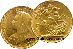 1898 Gold Sovereign