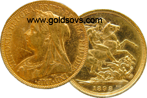 Widow Head Sovereign 1900