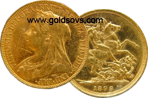 Widow Head Sovereign 1900