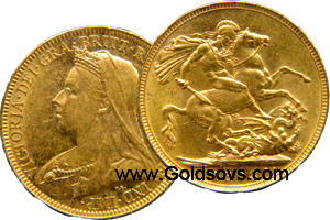 1901 Gold Sovereign