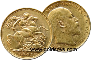 Melbourne Minted Gold Sovereign 1902