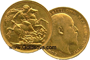 Perth Minted Gold Sovereign 1905