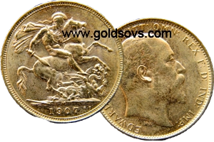 Melbourne Minted Gold Sovereign 1907