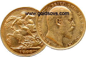 Melbourne Minted Gold Sovereign 1908
