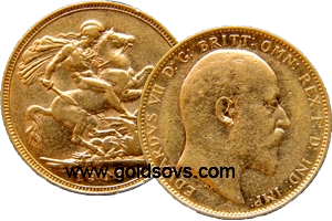 Melbourne Minted Gold Sovereign 1909