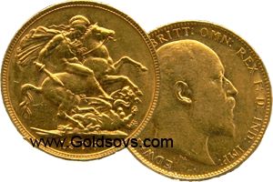 Perth Minted Gold Sovereign 1910