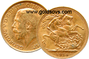 1914 British Sovereign