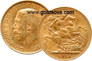 1914 British Sovereign