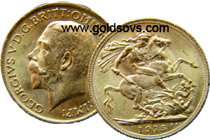 1915 British Sovereign