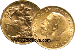 George V 1924 Gold Sovereign