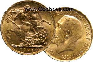 George V 1925 Gold Sovereign